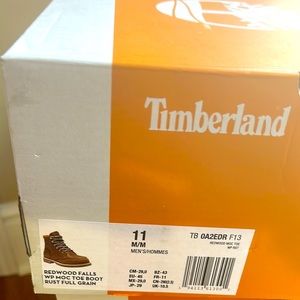 Timberland Redwood Falls Boot - Men's size 11 New
